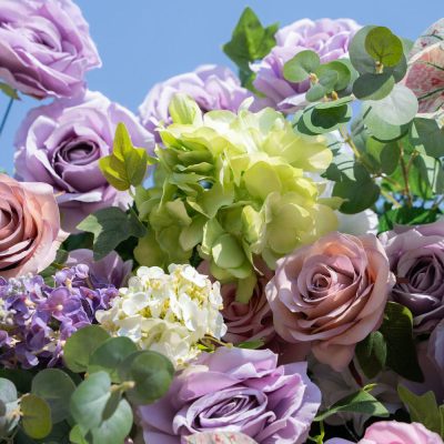 2025 New 5D Fabric Artificial zip up curtain flower wall - Image 3