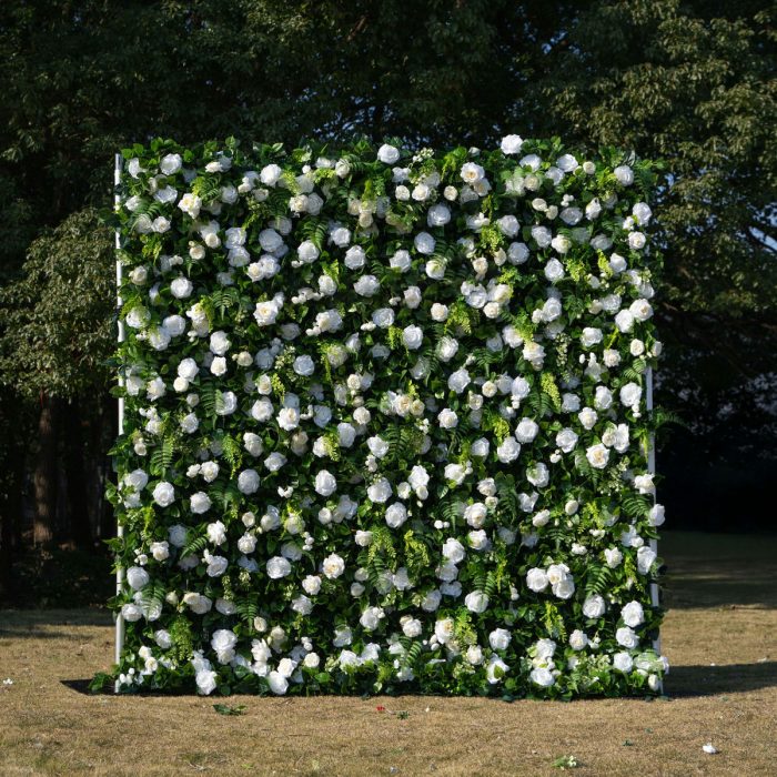 Sanna£º5D Fabric Artificial rolling up curtain flower wall - Image 1