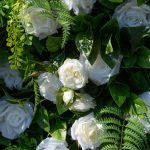 Sanna£º5D Fabric Artificial rolling up curtain flower wall - Image 6