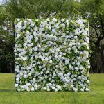 Sava£º3D Fabric Artificial rolling up curtain flower wall