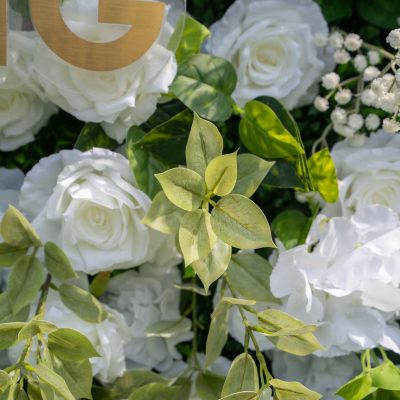 2025 New 3D Fabric Artificial rolling up curtain flower wall - Image 7