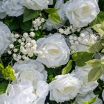 Sava£º3D Fabric Artificial rolling up curtain flower wall - Image 6