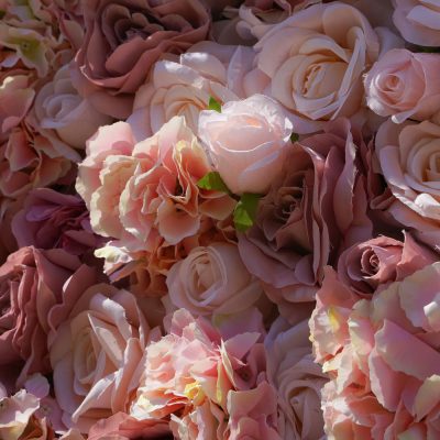 2025 New 4D Fabric Artificial rolling up curtain flower wall - Image 2