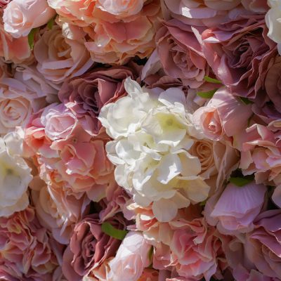 2025 New 4D Fabric Artificial rolling up curtain flower wall - Image 3