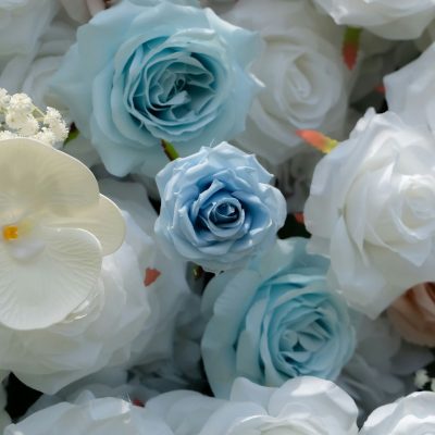 2025 New 4D Fabric Artificial rolling up curtain flower wall - Image 2