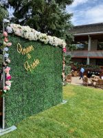 8*8ft Artificial Outdoor Wedding Backdrop Decor Green Milan Turf Cloth Plants Wall - Image 2