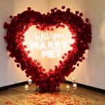 2026 NEW Luxurious  Rose Floral Arrangement Cloth Base Heart-Shaped Arch PropsArch Proposal Backdrop - Image 2