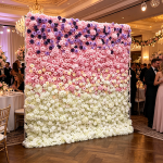 2026 New 5D Fabric Artificial rolling up curtain flower wall - Image 4