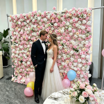2026New 5D Fabric Artificial Flower Wall Rolling Up Curtain Flower Wall - Image 4