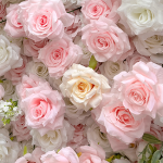 2026New 5D Fabric Artificial Flower Wall Rolling Up Curtain Flower Wall - Image 2