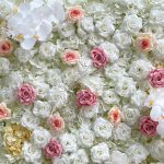 2026 New 5D Fabric Artificial rolling up curtain flower wall - Image 2